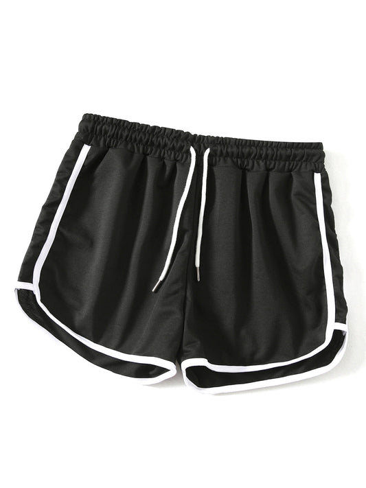 Damen Sport- und Freizeitshorts mit Kordelzug – Komfortable Trainingsshorts für Fitness, Laufen und Alltag