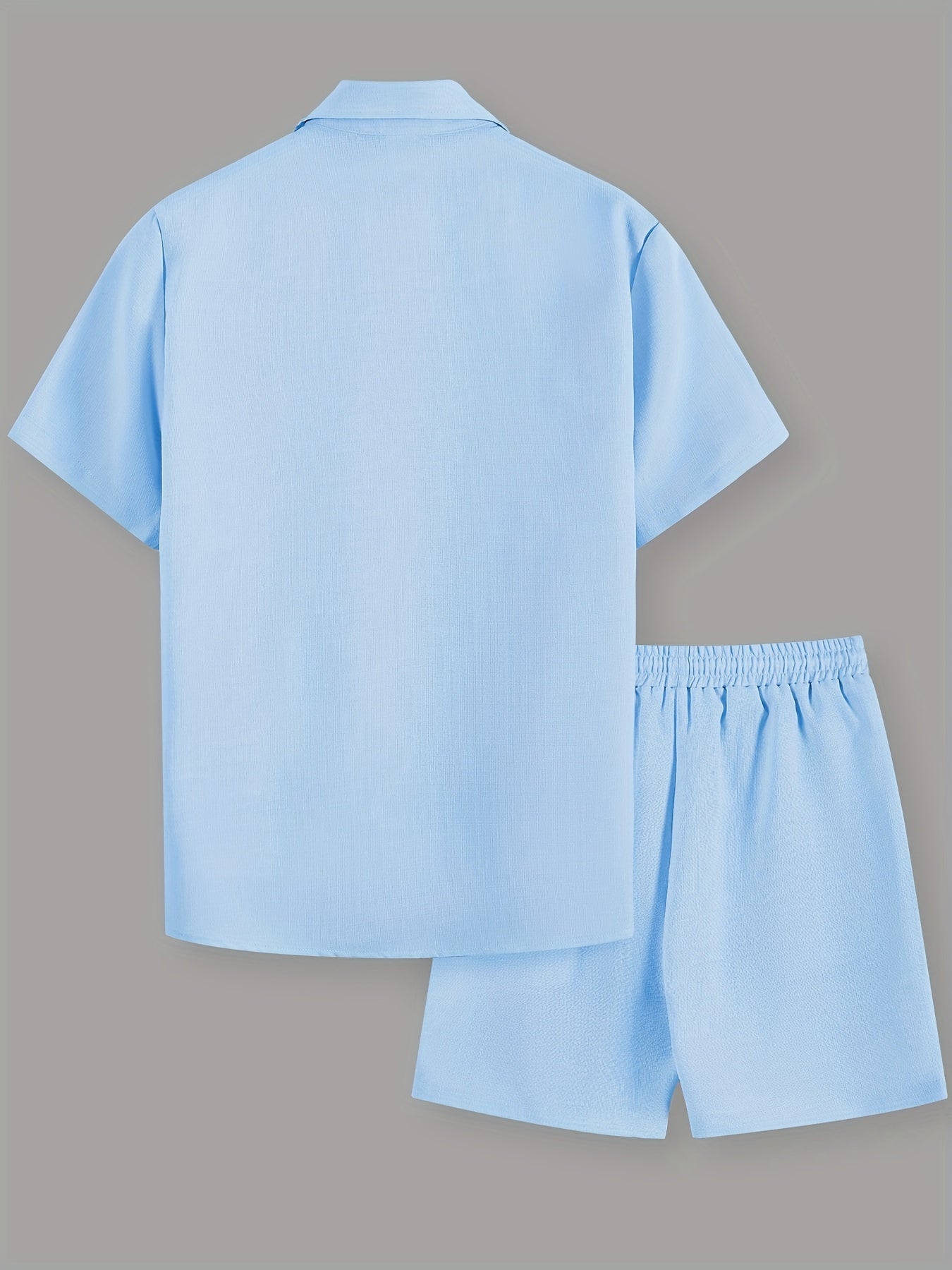 Herren Sommer Freizeit Set – Kurzarm Hemd & Shorts, Modernes 2-teiliges Outfit für Alltag und Urlaub