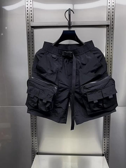 Herren Utility Cargo Shorts mit großen Taschen – Streetwear & Outdoor Style