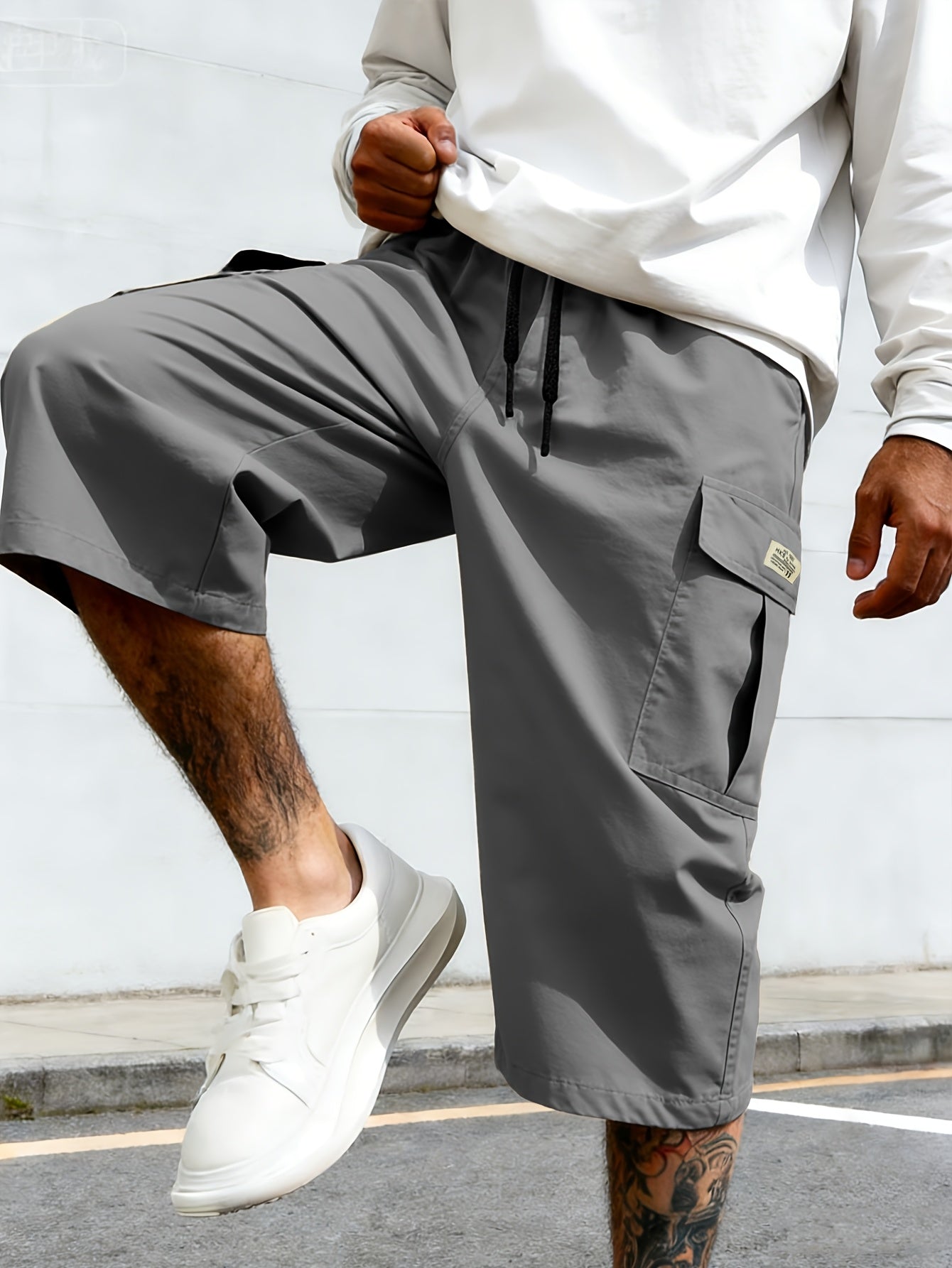 Herren Streetwear Cargo Shorts Freizeit Bermuda Urban Style