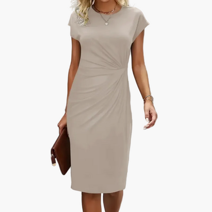 Damen Business Etuikleid Elegant Kurzarm – Perfekt für Büro & Abendanlässe