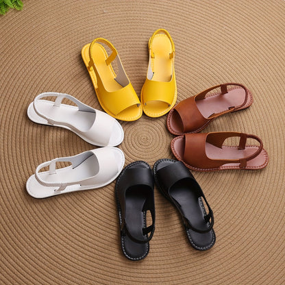 Damen Geflochtene Sling Sandalen – Bequeme Sommerschuhe für Freizeit und Alltag