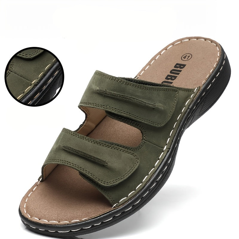 Herren Komfort-Sandalen mit Doppelriemen – Bequeme Freizeitschuhe für Alltag und Urlaub