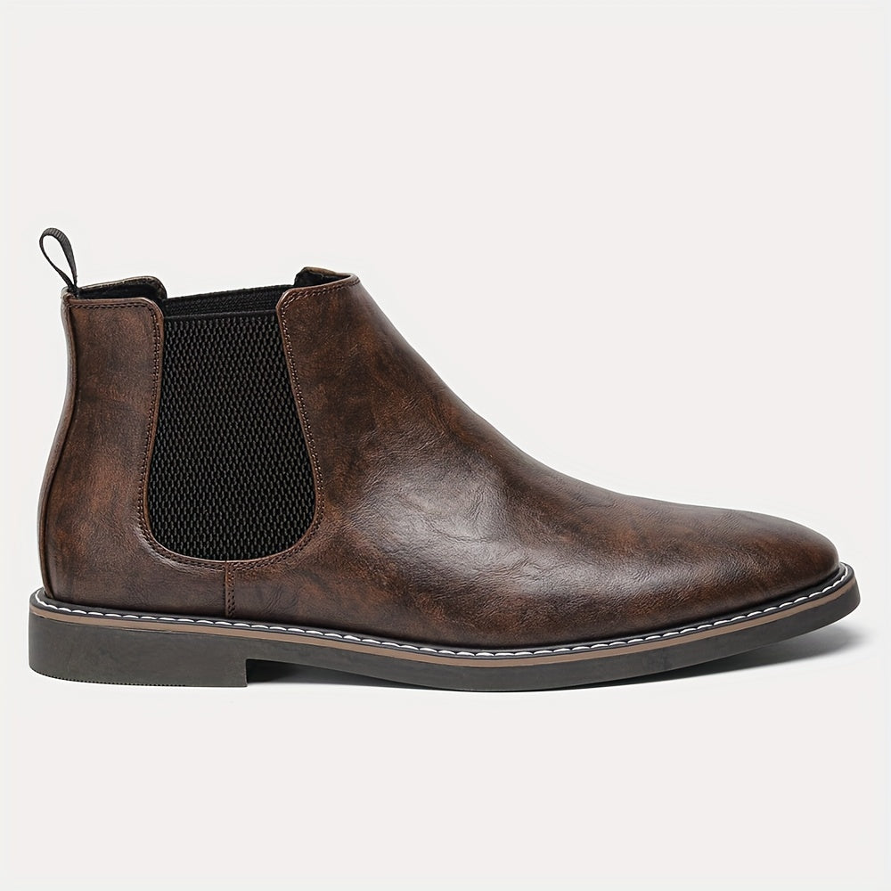 Herren Chelsea Boots mit elastischem Einsatz und Zuglasche