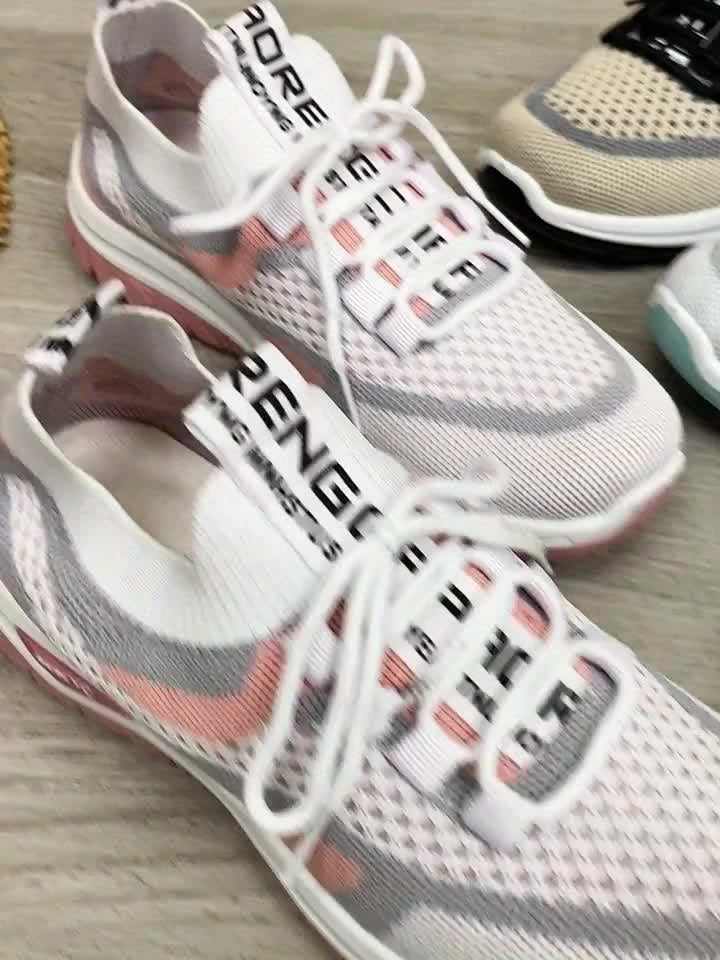 Damen Sneaker Freizeit Atmungsaktiv Leicht Laufschuhe Sportlich