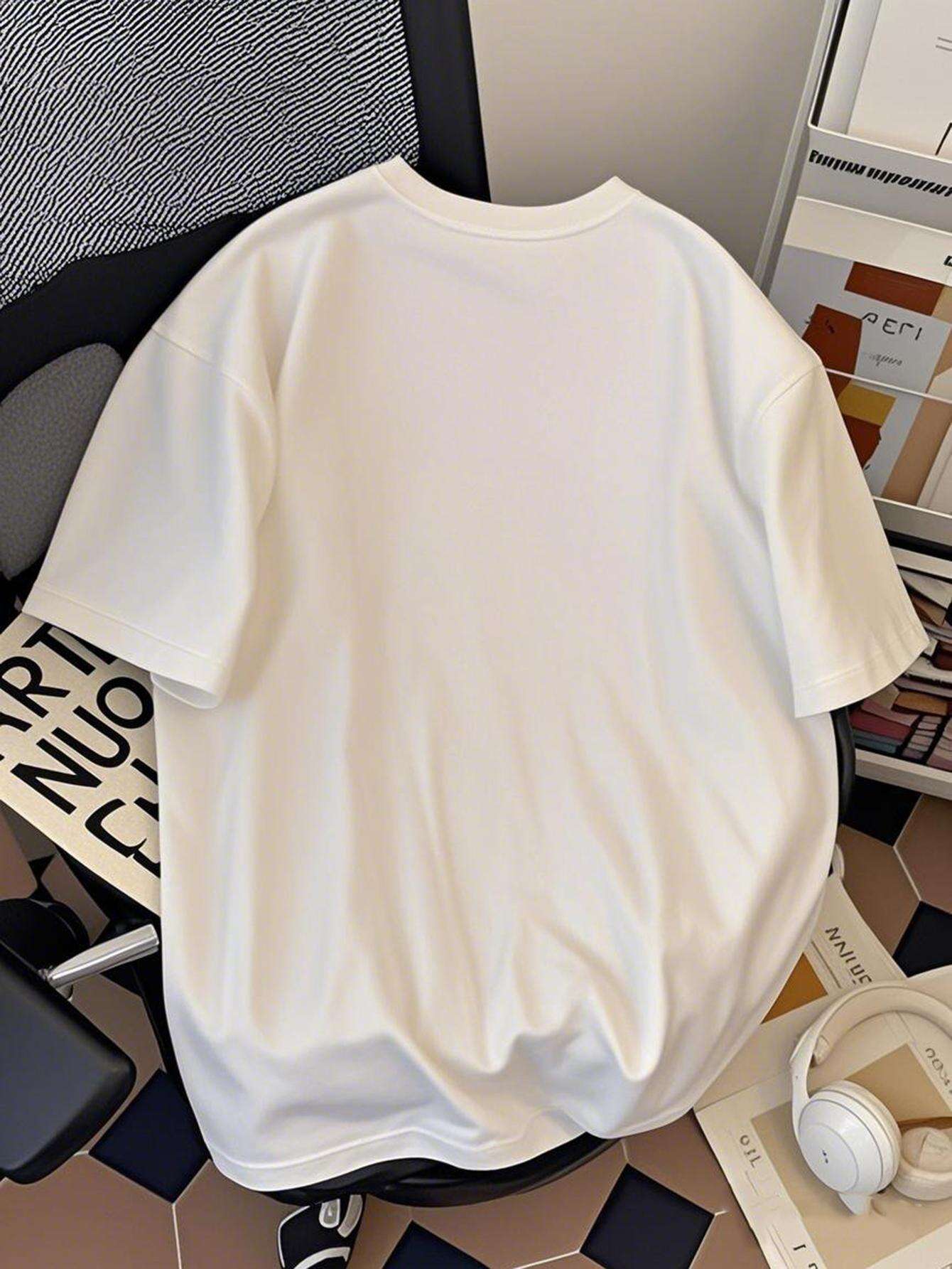 Herren T-Shirt mit lustigem Katzen-Print – Streetwear Style, Casual & Trendig