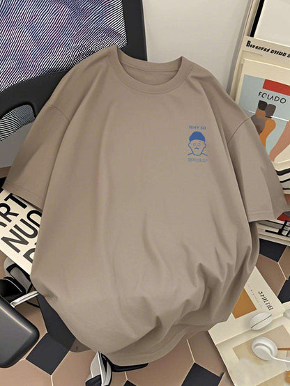 Herren T-Shirt mit Grafikdruck und Spruch – Lockerer Urban Style für Freizeit & Streetwear