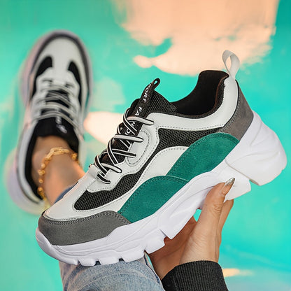 Damen Chunky Sneaker im Trendy Sport-Style für Freizeit & Alltag