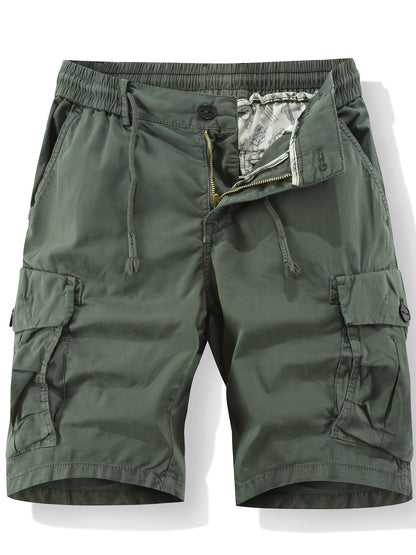 Herren Cargo Shorts mit Taschen und Kordelzug – Funktional & Lässig für Outdoor und Freizeit