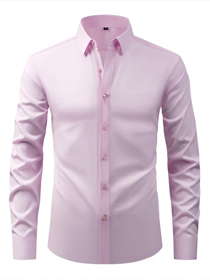 Herren Business Freizeithemd – Elegantes Langarmhemd für Alltag und Büro