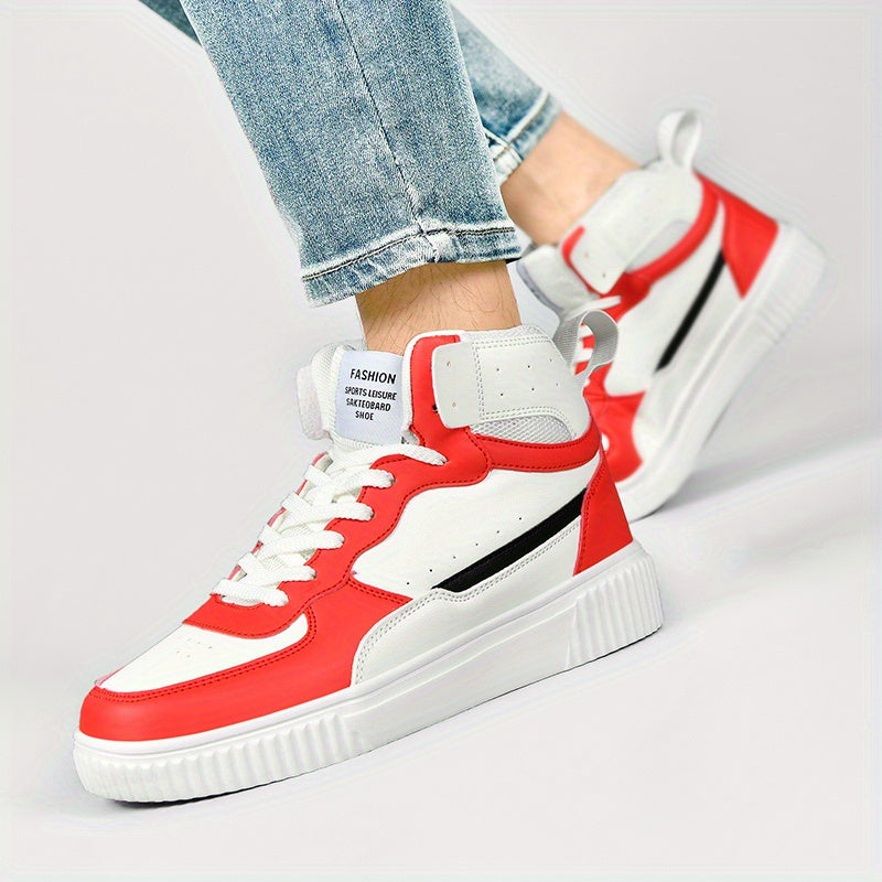 Herren High-Top Sneaker Freizeitschuhe Streetstyle Sport für Alltag & Outdoor