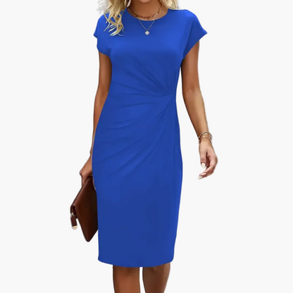 Damen Business Etuikleid Elegant Kurzarm – Perfekt für Büro & Abendanlässe