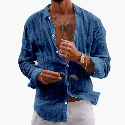 Herren Leinenhemd Sommerlook