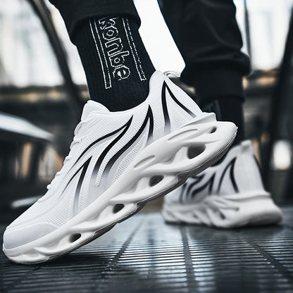 Herren Laufschuhe mit futuristischem Design und Komfortsohle – Sportliche Sneakers für Training & Alltag