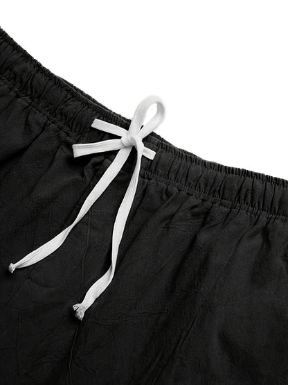 Herren Badeshorts mit Kordelzug – Bequeme Freizeithose für Strand & Sport