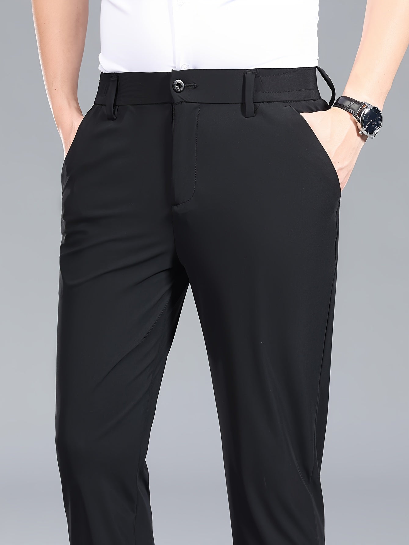 Herren Business Stretch-Hose – Elegante, bequeme Büro- und Freizeithose