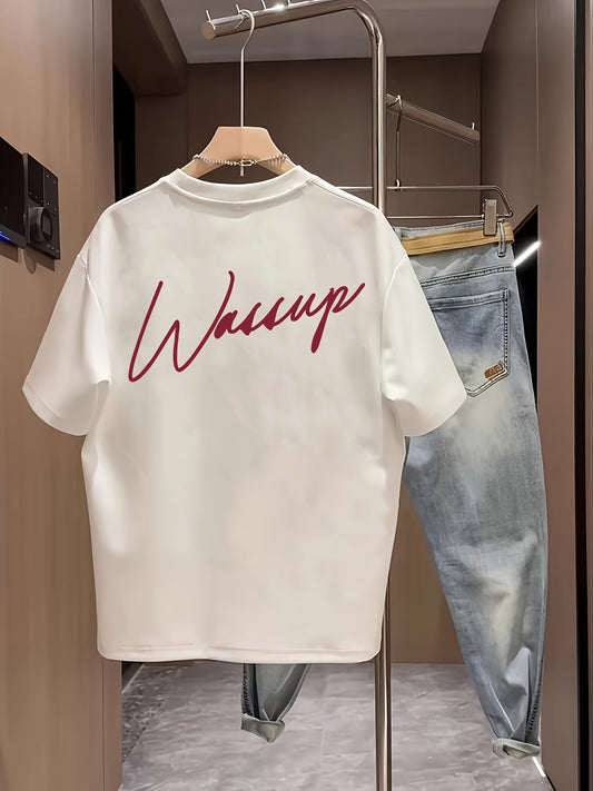 Herren T-Shirt mit Statement-Print und modernem Casual-Stil