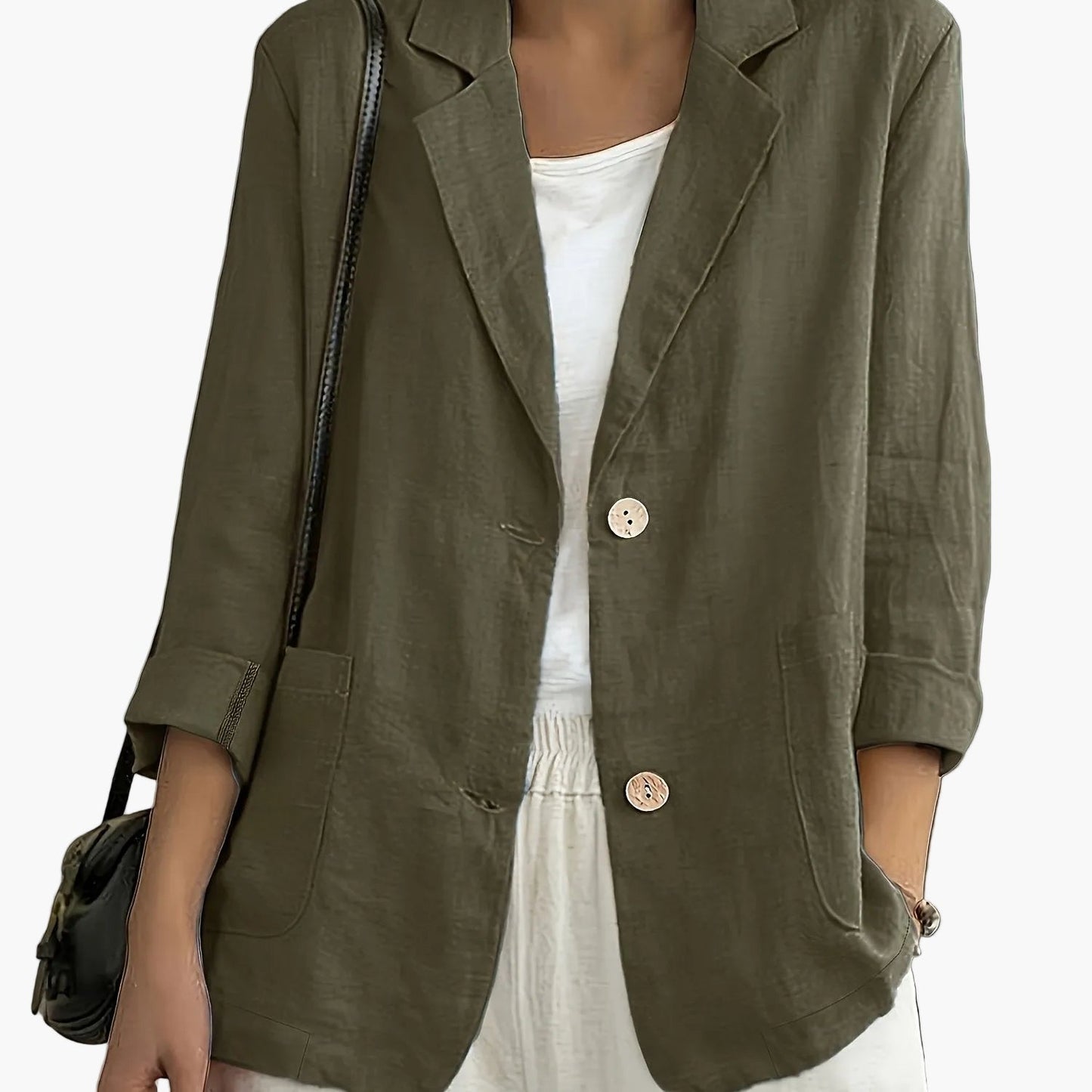 Damen Blazer im lässigen Business-Stil – Eleganter Freizeit-Jacke für Büro und Alltag