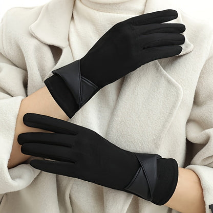 Damen Handschuhe mit Manschetten-Detail