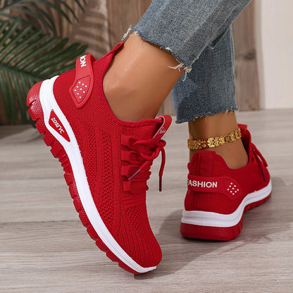Damen Komfort-Sneaker für Freizeit & Sport – Atmungsaktive Low-Top Schuhe