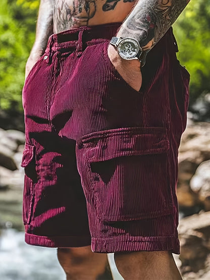 Herren Cargo Shorts im lässigen Streetwear-Stil mit praktischen Taschen – Ideal für Freizeit und Alltag
