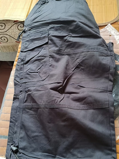 Herren Outdoor Cargo Shorts mit extra langem Schnitt und vielseitigen Taschen – Funktionale Freizeit-Bermuda