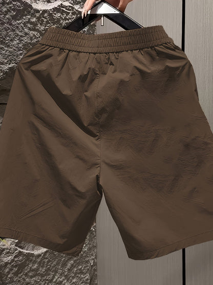 Herren Utility Fitness Shorts mit Reißverschlusstaschen – Sportliche Activewear