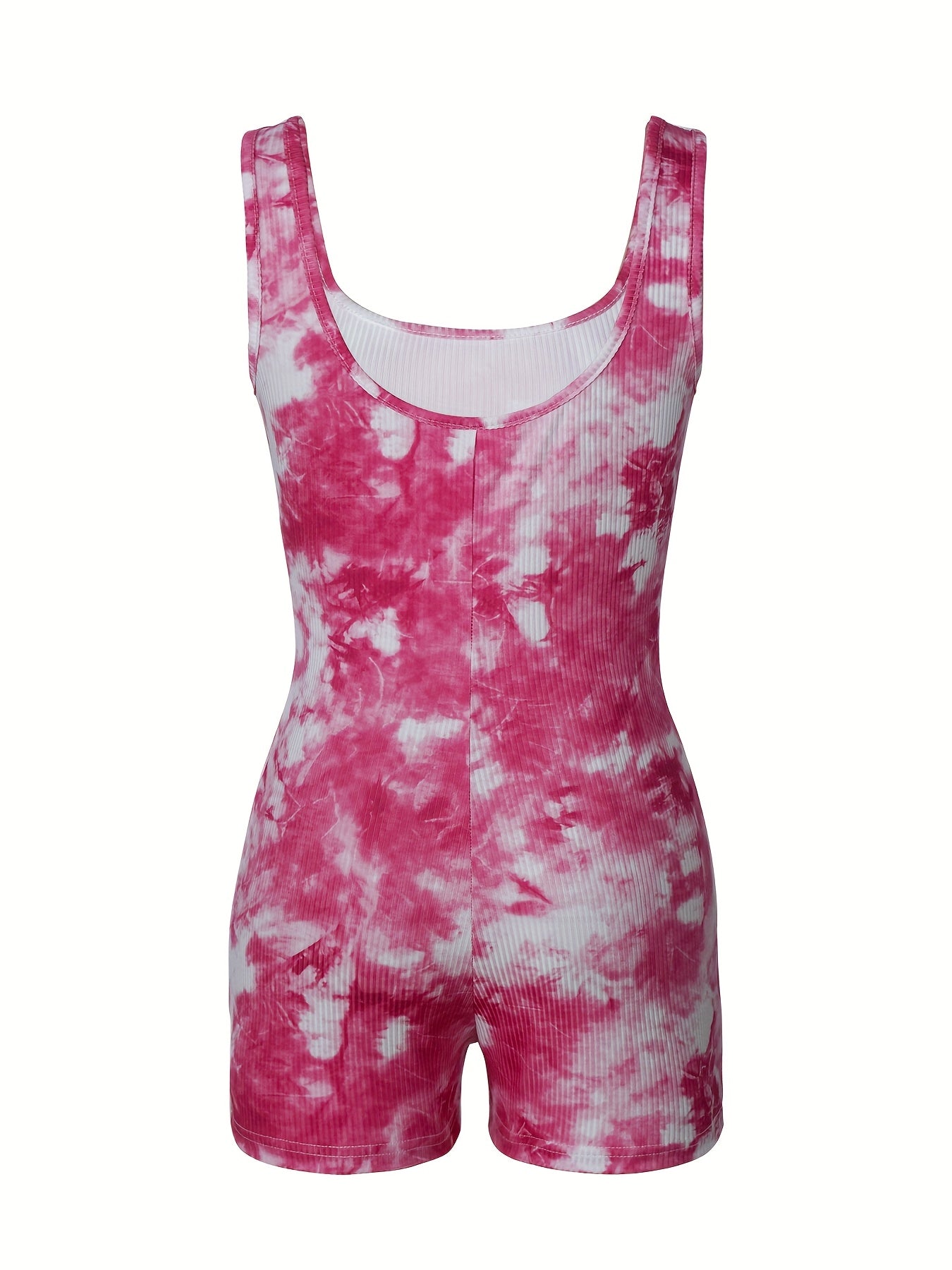 Damen Einteiler Jumpsuit im Trendy Tie-Dye Stil – Sportlich & Lässig für Sommer