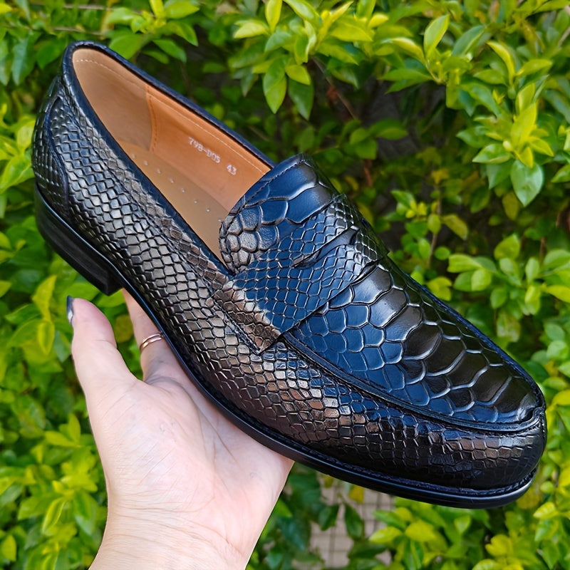 Herren Penny Loafer Elegant Business Schuhe – Klassische Slipper für besondere Anlässe
