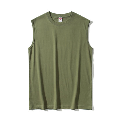Herren Basic Muskelshirt Ärmellos Sport Freizeit Tanktop