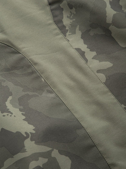 Herren Tarnmuster Jacke mit Kapuze – Grün Camouflage