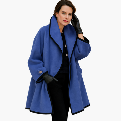 Damen Eleganter Oversize Trenchcoat – Modischer Wintermantel für Alltag und besondere Anlässe