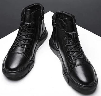 Herren Sneaker-Boots – Modische High-Top Freizeitschuhe mit Komfortsohle und rutschfester Gummisohle