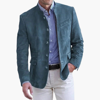 Herren Freizeitjacke mit Stehkragen