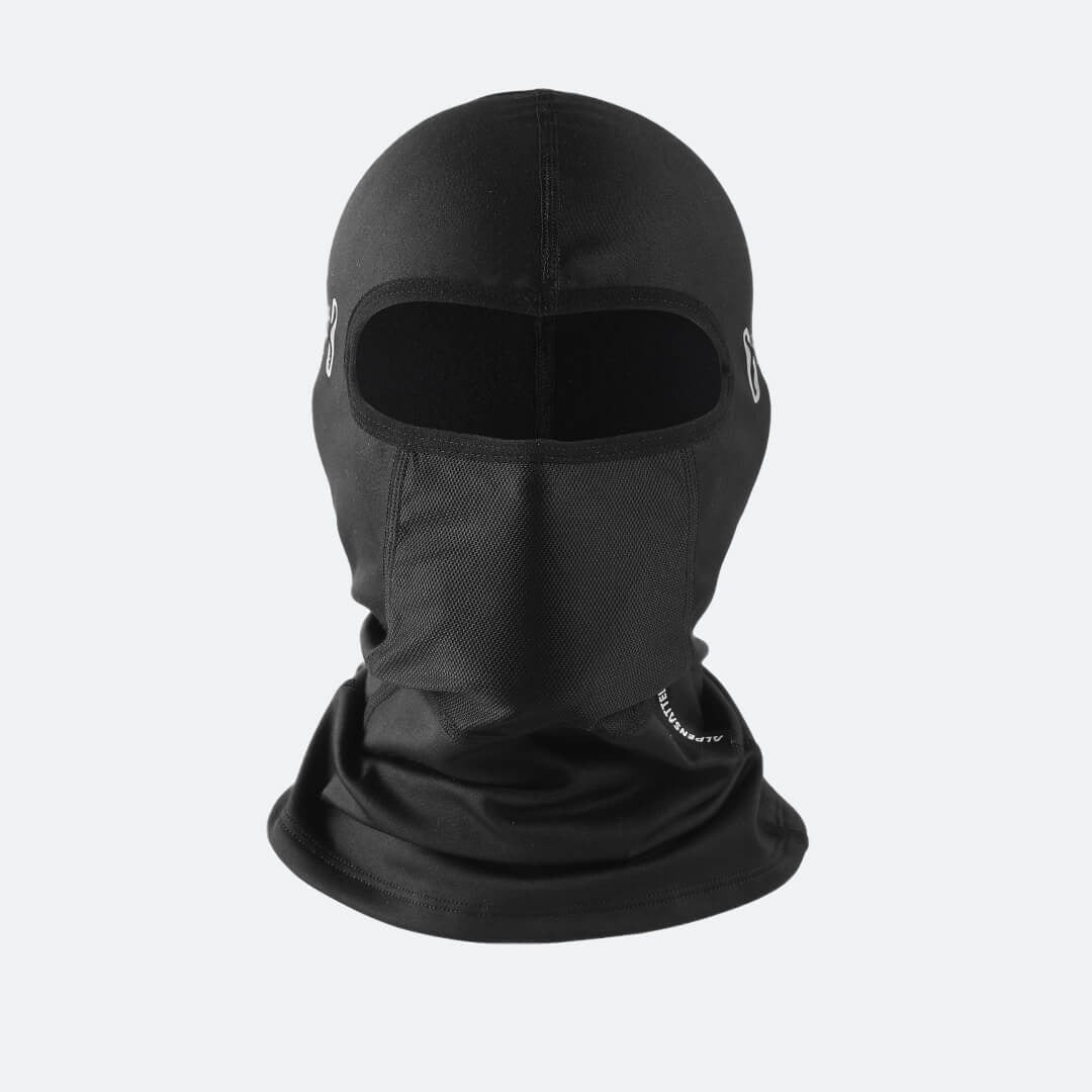 Schwarze Sturmhaube mit Netz und weicher Innenseite für Outdoor-Aktivitäten