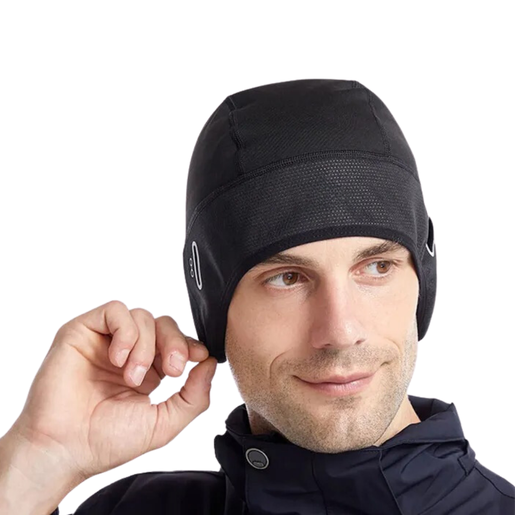 Winter Sportmütze mit Ohrenschutz, gefüttert, Unisex