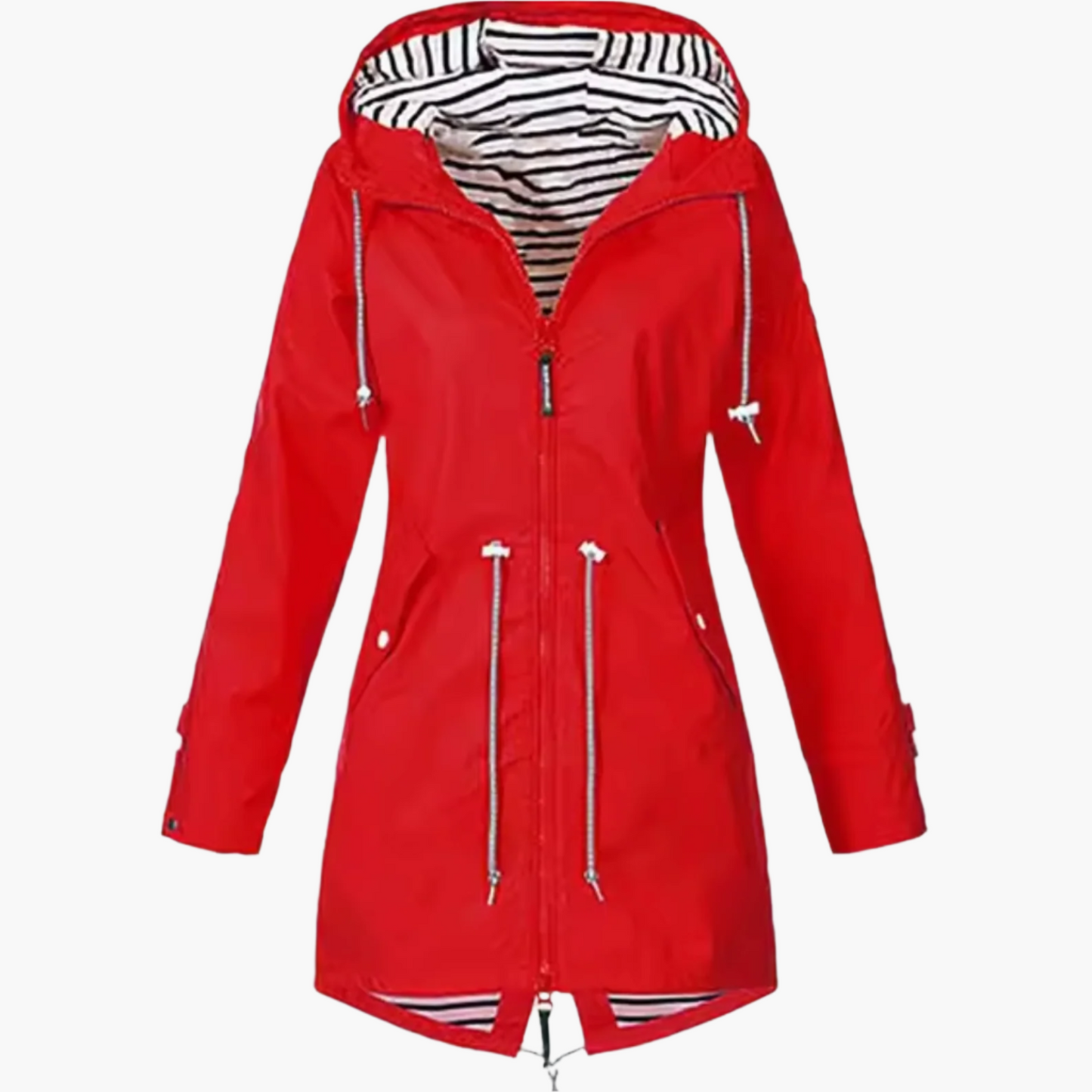 Damen Übergangsjacke mit Kapuze und Modernem Schnitt