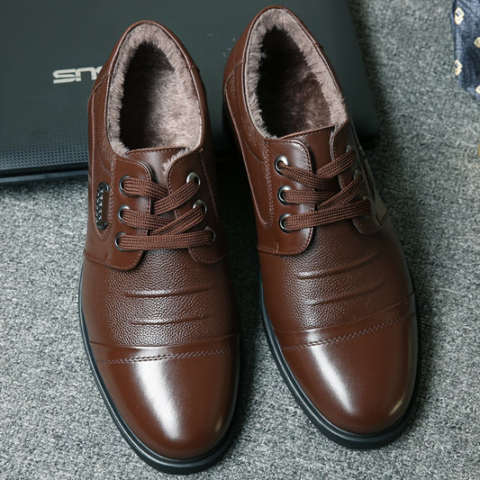 Herren Winterschuhe mit Schnürung und Futter – Warm & Elegant