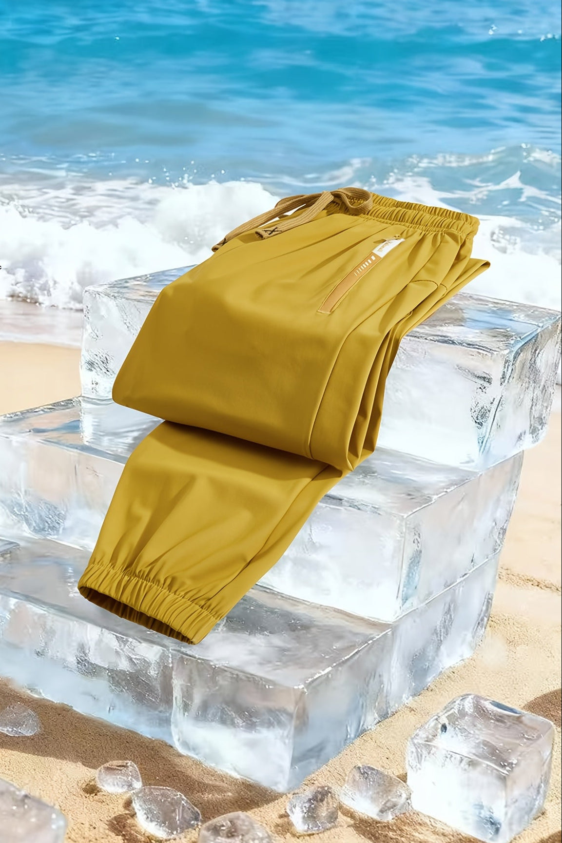 Herren Jogginghose Leicht Sommer Stil Strand Freizeit