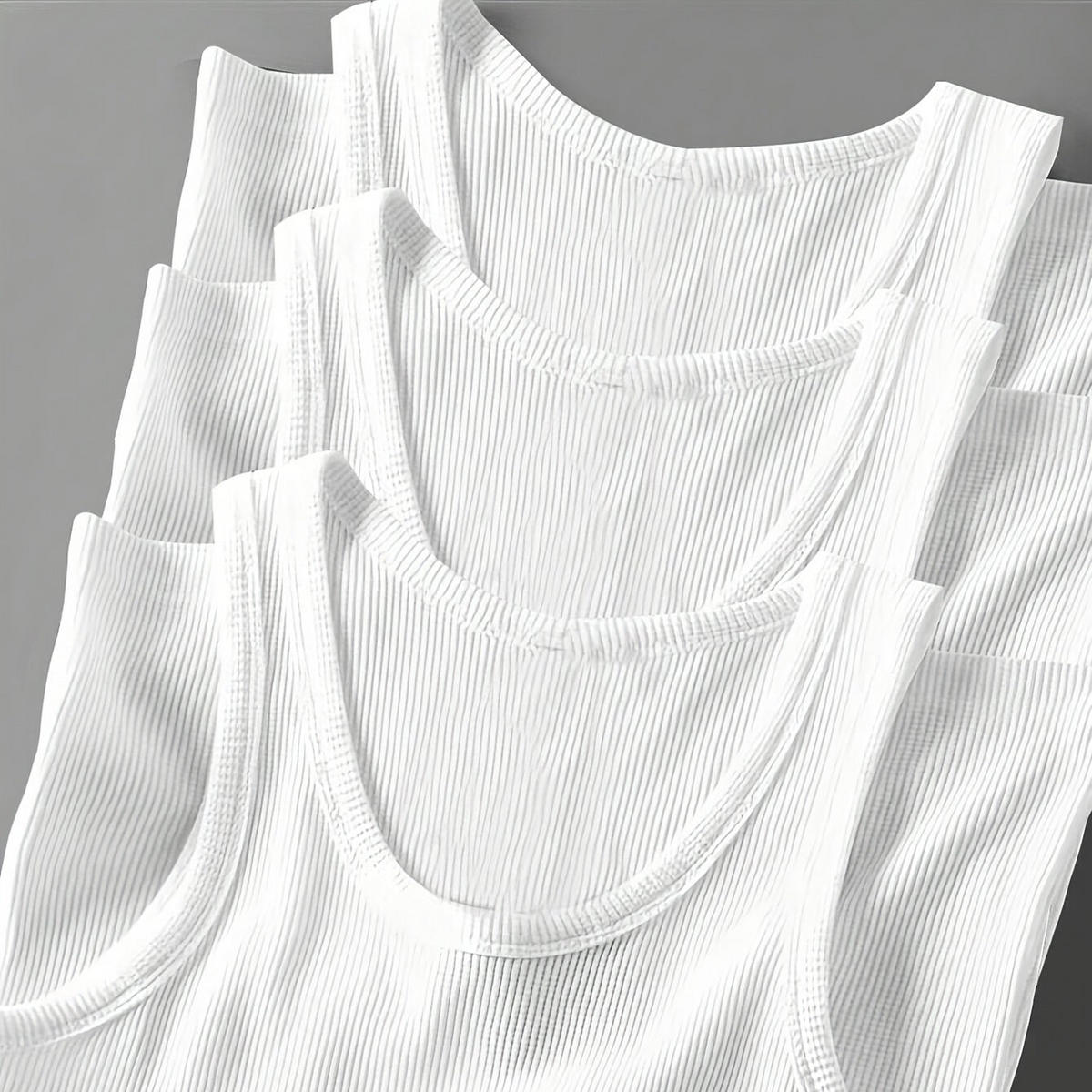 Herren Sportliches Ripp-Tanktop Set – Klassischer Schnitt, Modernes Design, Für Fitness & Freizeit