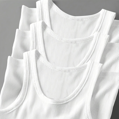 Herren Sportliches Ripp-Tanktop Set – Klassischer Schnitt, Modernes Design, Für Fitness & Freizeit