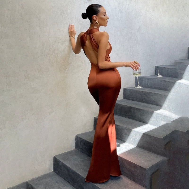 Brenda – Rückenfreies Premium Fishtail-Kleid