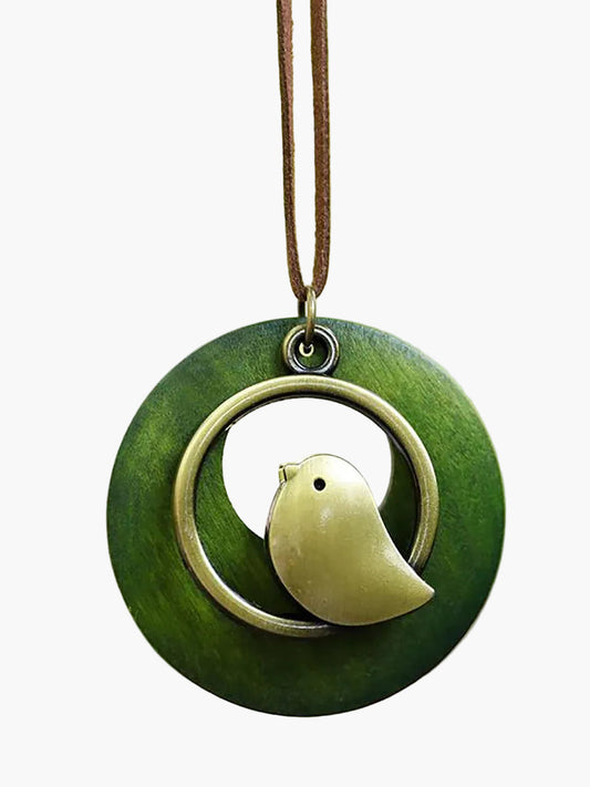 Unisex Retro Halskette mit Vogel-Anhänger für Vintage-Look und besondere Anlässe