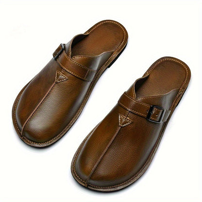 Herren Pantoletten mit Schnalle – Elegante Slipper für Freizeit & Alltag