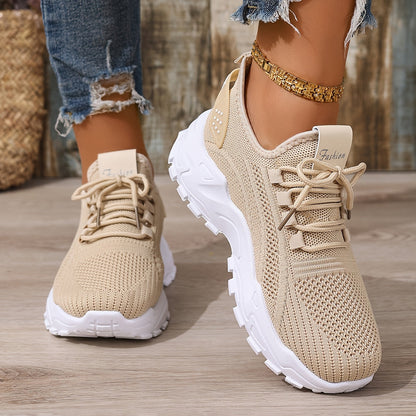Damen Sneaker Sportlich Bequem Alltag Freizeit Trendige Turnschuhe