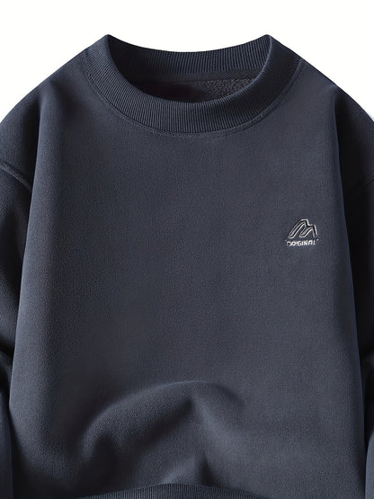 Unisex Langarm Sweatshirt mit Sherpa-Fleece Futter