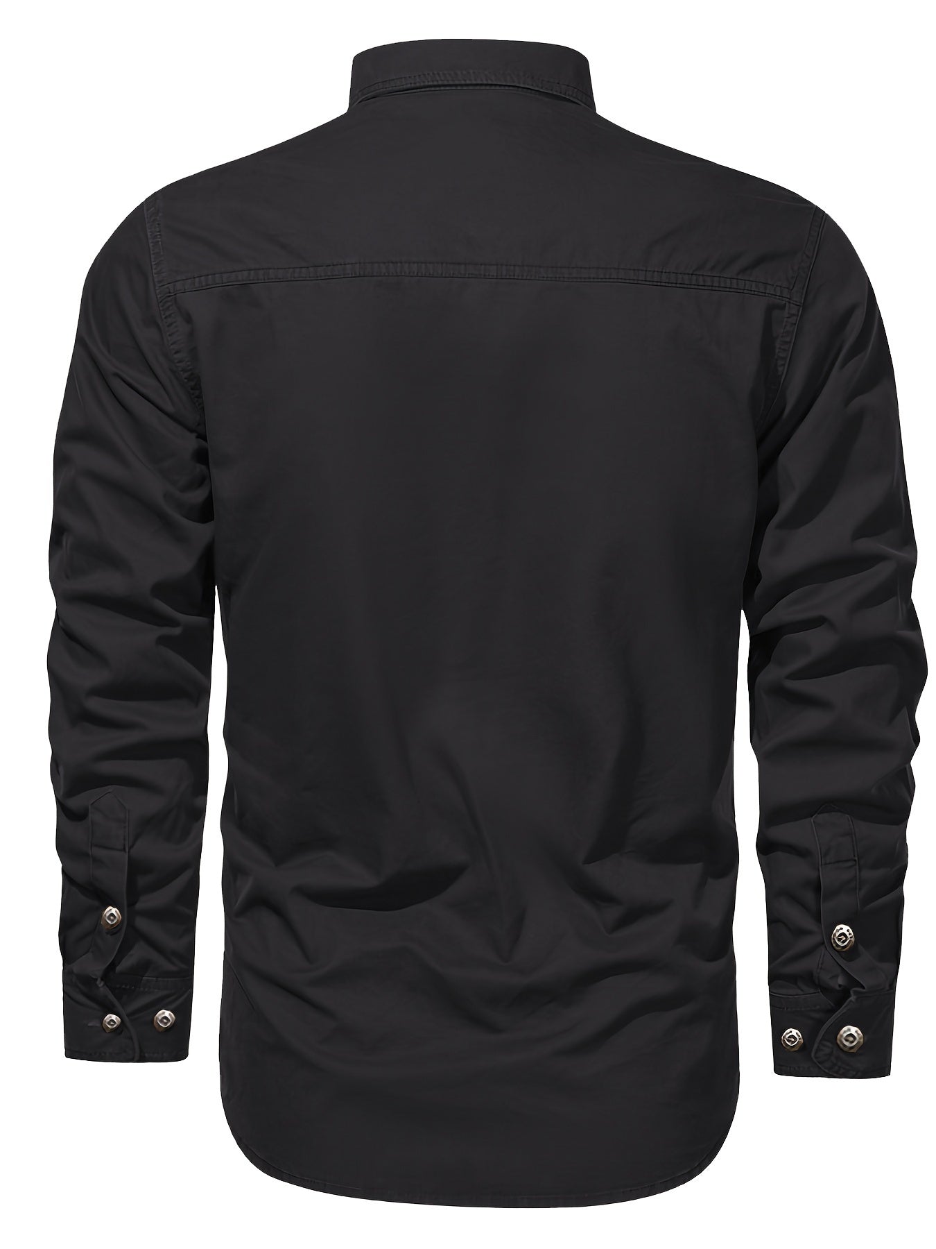 Herren Outdoor-Freizeithemd Langarm – Casual Style mit Brusttaschen, ideal für Abenteuer und Alltag