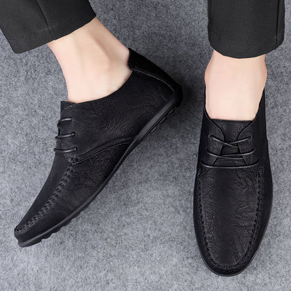 Herren Mokassins Freizeit-Slipper Komfortschuhe für Alltag und Büro