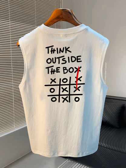 Herren Basic Muskelshirt Ärmellos – Lockeres Freizeit-Tanktop für Sport & Alltag