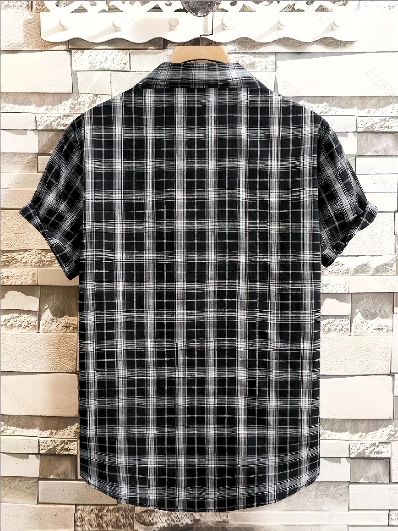 Herren Freizeit Kurzarm-Hemd im Karo-Design – Stilvolle Sommer-Mode für Alltag und Ausgehen